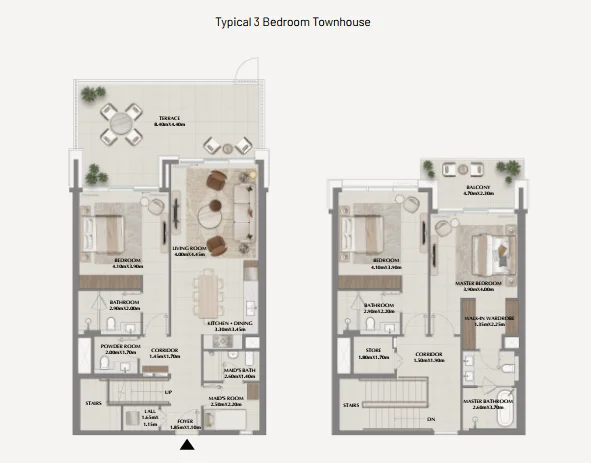3 Bed townhouse